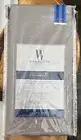 NEW Wamsutta 500-Thread Count PimaCott Damask Grey Stripe EURO SHAM 26” x 26”