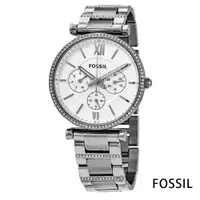 在飛比找ETMall東森購物網優惠-FOSSIL 吻鑽溫柔甜蜜手錶(ES4541)-白/38mm