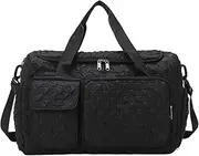 LeoLeoyy Sports Bag,Waterproof Overnight Bag with Shoe Compartment | Athletic Gear Organizer, Multi-Functional Washable Personal Item Carrier for Men Women