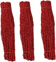 BCOATH DIY Twisted Rods Set 300pcs Bendable Glitter Sticks Twisted Stick Craft Kit for Christmas Decorations