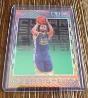 Stephen Curry 2019-20 Panini Illusions Clear Shots #9 WARRIORS