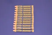 12 Markal Tyre Marque Crayon Yellow Tire Rubber Glass Metal Auto Repair Marker