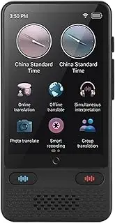 Language Translator Device, 138 Languages 2 Way Online Offline Translation, Support WiFi Photo Recording HD Noise Reduction Simultaneous Translation, Touchscreen