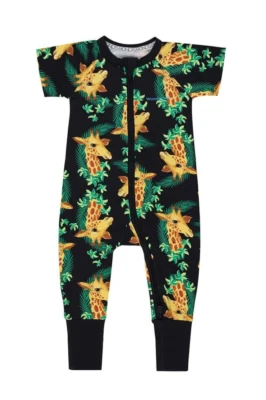 New Bonds George Giraffe Black Zippy Wondersuit Size 000 0-3 Months BNWT