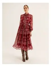 [REVIEW] Alpine Rose Dress in Red