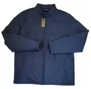 Travis Mathew Men's Full Zip Seaboard Puffer Jacket Size XL Indigo Blue