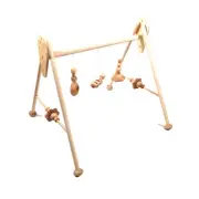 Hess Spielzeug Baby/Infant Natural Wooden 60cm Activity Play Gym w/ Rattle 0m+