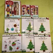 Christmas Clearance Lot DIY Arts And Crafts Lot. Wood Paint Kit. String Art.