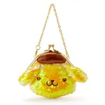 【震撼精品百貨】POM POM PURIN 布丁狗 三麗鷗造型亮片零錢包(附練)#39599 震撼日式精品百貨