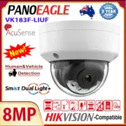 Hikvision OEM 4K 8MP ColorVu Dome IP Camera Dual Light Night Vision POE 2.8mm AU