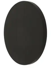 Disk 250mm LED Colour-Shifting Backlit Wall Light in Black Wood