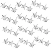 [SHERCHPRY] 12pcs Pentagram Badge Clothes Pin Lapel Pin Mens Lapel Pin 5 Star Sheriff Badge Five Point Star Badge Clothes Star Badges Party Supply Lable Decorative Star Badges Man Jacket
