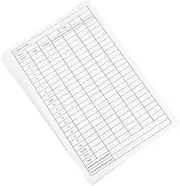 Totority 20pcs Golf Scorecards Coated Paper Durable Lightweight Sheets for Easy Carrying and Recording Scores The Course