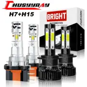 For Bmw 2 Series F23 F22 2012-2019 Led Headlight 6000K White Hi/Low Beam Bulbs (for: BMW)