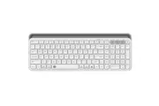TODO Bluetooth Wireless Keyboard Tablet Holder Mac Windows Android 2.4G USB BT 3.0 5.0 - White