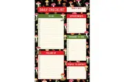 Peter Pauper Press Note Pad Mushrooms Daily Checklist 343604