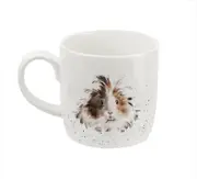 Wrendale Designs Mug 300mL Guinea Pig Lettuce Be Friends MMMV5629-XS