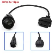 38pin OBD1 to OBD2 16 Pin for Benz Adapter Cable Diagnostic Tool Scanner