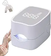 Générique Nail Uv Lamp | USB Rechargeable Nail Cleaning Light | Rechargeable Nail Cleaning Lamp | Portable Nail Care Device for Home and Travel, Auxiliary Tool for Professional Nail Cleaning