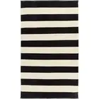 Charon Black Doormat 3 ft. x 5 ft. Indoor/Outdoor Patio Area Rug
