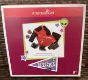 American Girl Nicki's Red Vinyl Jumper Outfit NIB