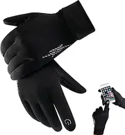 [Generic] Touchscreen Winter Gloves | Cold Weather Gloves Touchable Running Gloves | Reflective, Warm Typing Gloves for Running, Cycling, Driving, Hiking, Women Men