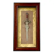 Home Decor Antique Metal Sword Timber Frame with Glass Face
