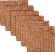 AIMALL 10pcs Chicken Coop Nest Liner, 11.8x11.8 Inch Coconut Palm Pads for Hen Egg Laying, Durable Poultry Nest Box Liners, Reptile Cage Mat, Easy to Clean Nesting Cushions