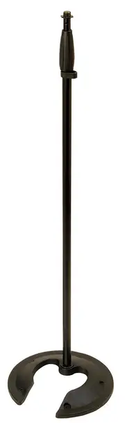 On Stage Straight Mic Stand with Stackable Weighted Base