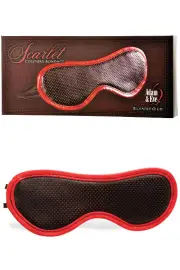 Adam and Eve Satin Lined Vegan Leather Blindfold