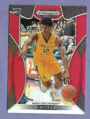 2019-20 Panini Draft Picks Rookie Red Prizm #65 Ja Morant Grizzlies