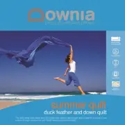 Downia Summer Lightweight Duck Down & Feather Quilt DOONA SINGLE Bed New