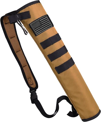 Archery Lightweight Back Arrow Quiver Dual Use Foldable Compact Hip Arrows Bag w