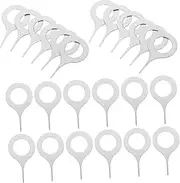 HOODANCOS Sim Card Removal Tool Phone 100pcs Sim Ejector Pins Universal Phone Card Picker Made of Stainless Steel