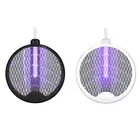 Outdoor 1000mAh Foldable Bug Zapper Handheld Mosquito Killer Swatter for Indoor