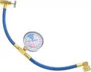 iplusmile Car Conditioning Hose Universal Recharge Tube Pressure Gauge for Professional Tool Easy Installati