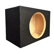 8” Single Sealed Subwoofer Enclosure For Oversized Sub Car Audio 8” Speaker-Blk