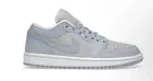 Size 10.5W / 9M - Nike Air Jordan 1 Low Wolf Grey White Aluminum Blue UNC