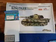 Cyber hobby 1/35 King Tiger zimmerit sealed with extras