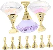 HAKIDZEL Manicure Set Nail Holders Nail Art Stand for Practice Craft Design Random