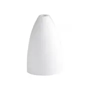 Flute Glass Shade in White Superlux Lighting - Q985