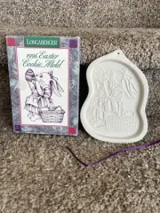 Longaberger 1996 Easter Cookie Mold In Original Box