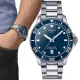 【TISSOT 天梭 官方授權】SEASTAR 1000海星系列 深藍 潛水腕錶 / 40mm 母親節 禮物(T1204101104100)