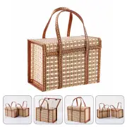 with Handle Gift Packaging Storage Small Woven Baskets