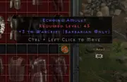 Diablo 2 D2R SC PC/Xbox - +3 Warcries Amulet + battle orders Non Ladder SC