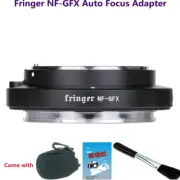 Fringer NF-GFX Auto Focus Lens Adapter for Nikon F G Lens to Fuji GFX 50s Camera