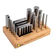 High Quality Swage Block Set for forming & shaping jewelry round & square punch