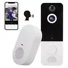 Wireless Video Doorbell Camera 1080P WiFi Cloud Storage 2 Way Audio Motion D GS0