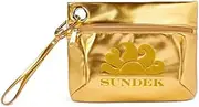 [SUNDEK] Laminated Clutch Bag AW416ABPU7LA Colour Gold A75LA, oro, Gold