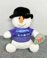 KellyToy Snowman 11" Plush Christmas Sugarloaf Toys